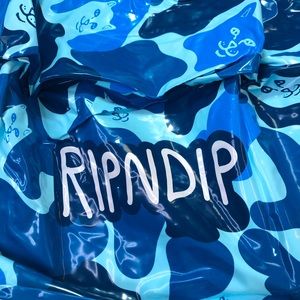 RipNDip Blue Camo Inflatable Beach Ball Toy